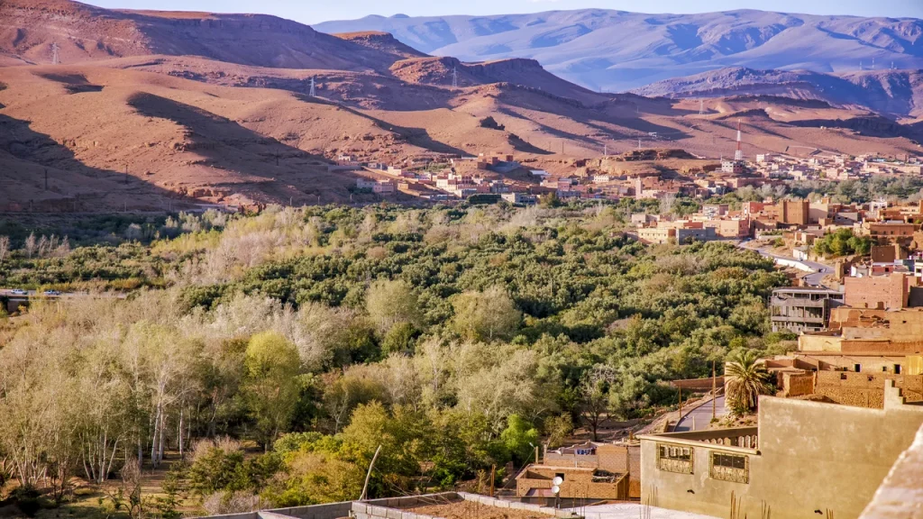 Paisajes del Valle del Dades en Marruecos